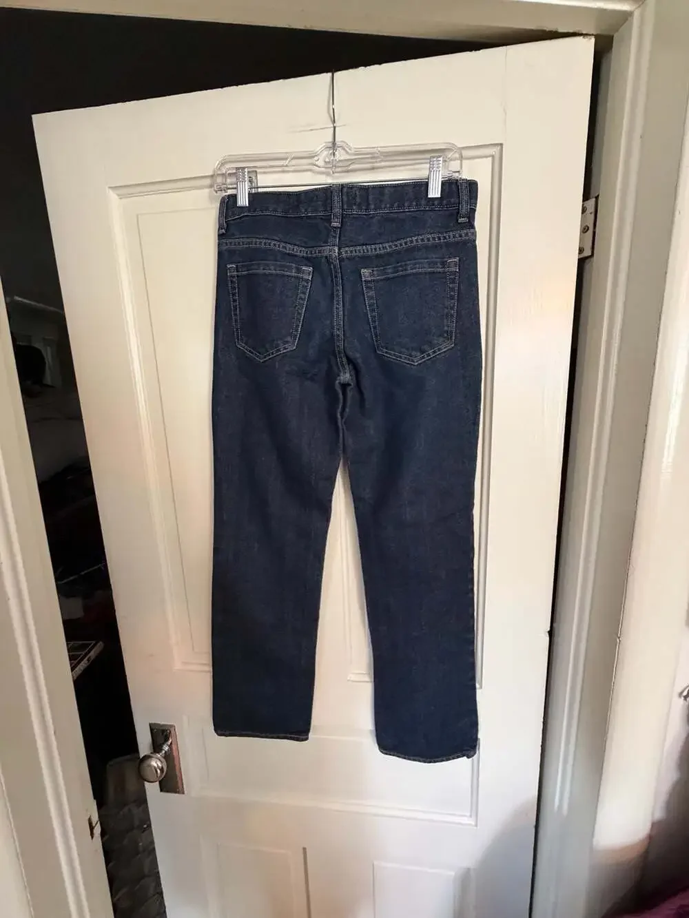 Old Navy Boys Straight-Leg Dark Wash Jeans Size 14 Regular